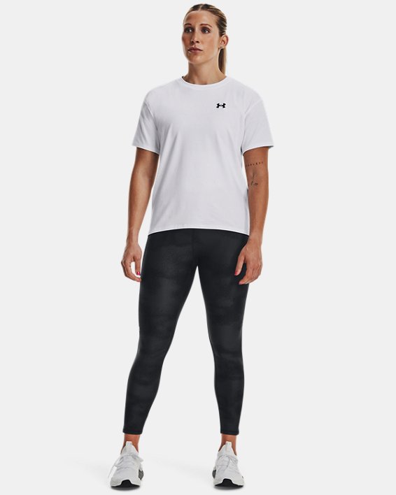 Women's UA Essential Cotton Stretch T-Shirt, White, pdpMainDesktop image number 2